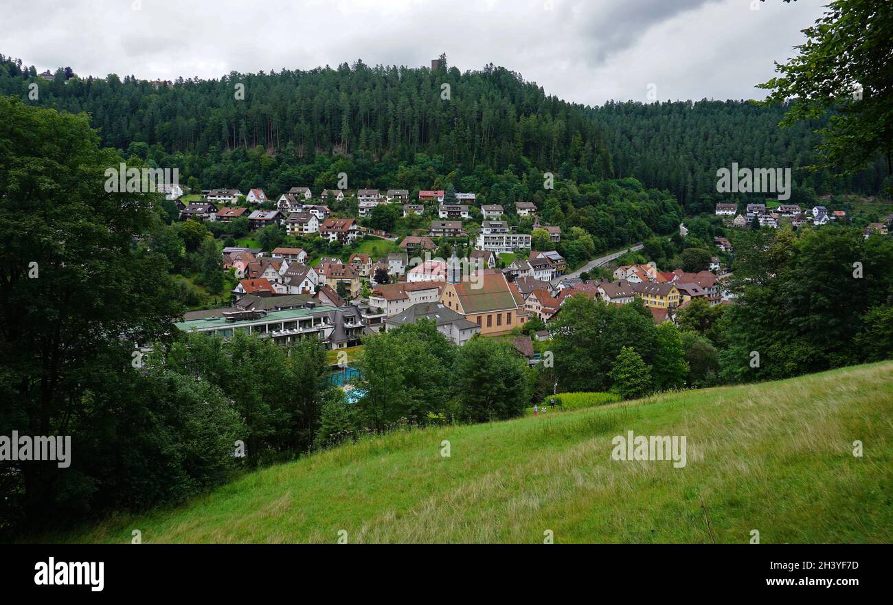 Bad-Teinach nella foresta nera settentrionale, in germania Foto Stock