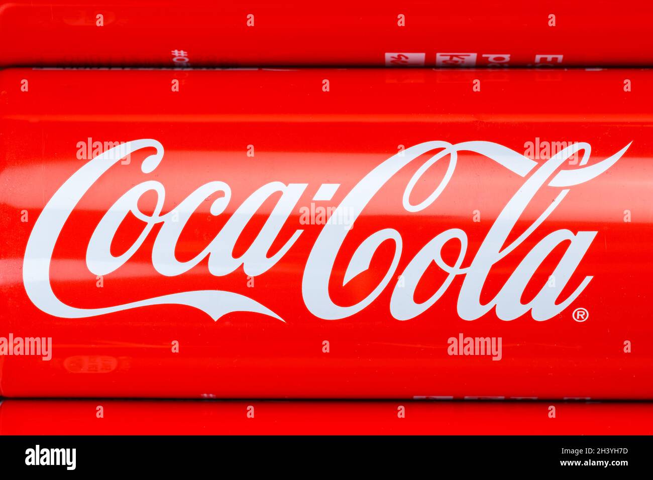 Coca Cola Coca-Cola Lemonade bevanda analcolica bevanda in Can Logo Foto Stock