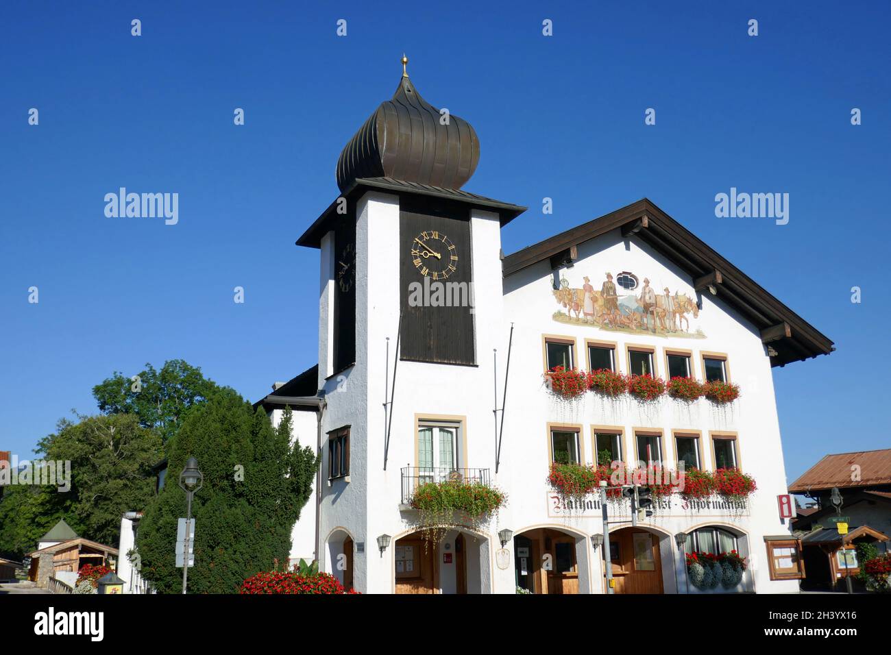 Municipio Rottach-Egern am Tegernsee Foto Stock