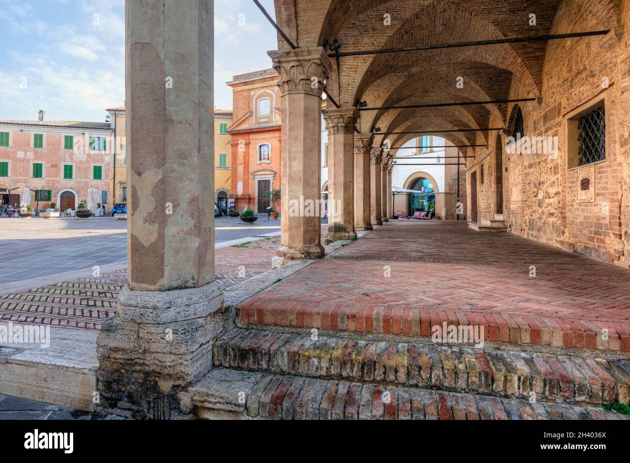 Montefalco, Perugia, Umbria, Italia Foto Stock