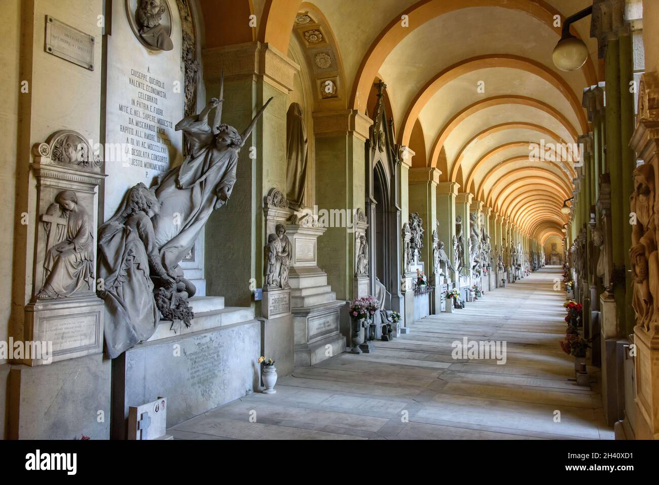 Cimitero monumentale di Staglieno Foto Stock