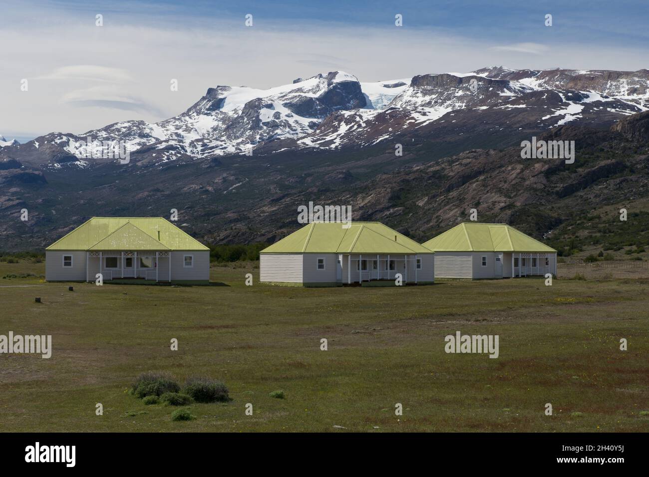 La Fattoria di Estancia Cristina nel Parco Nazionale Los Glaciares Foto Stock