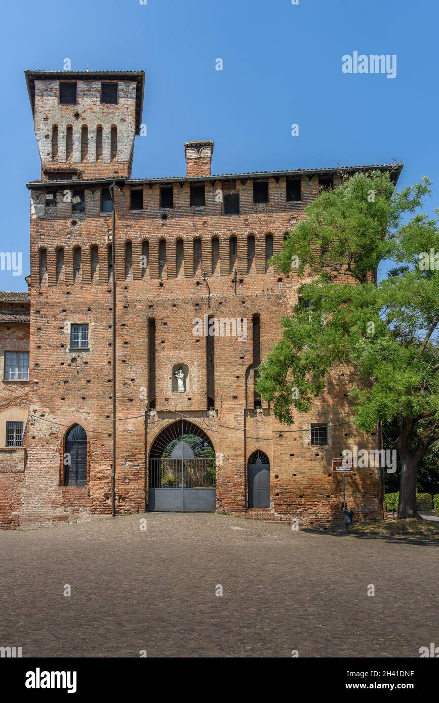 Castello di Pozzolo Formigaro Foto Stock