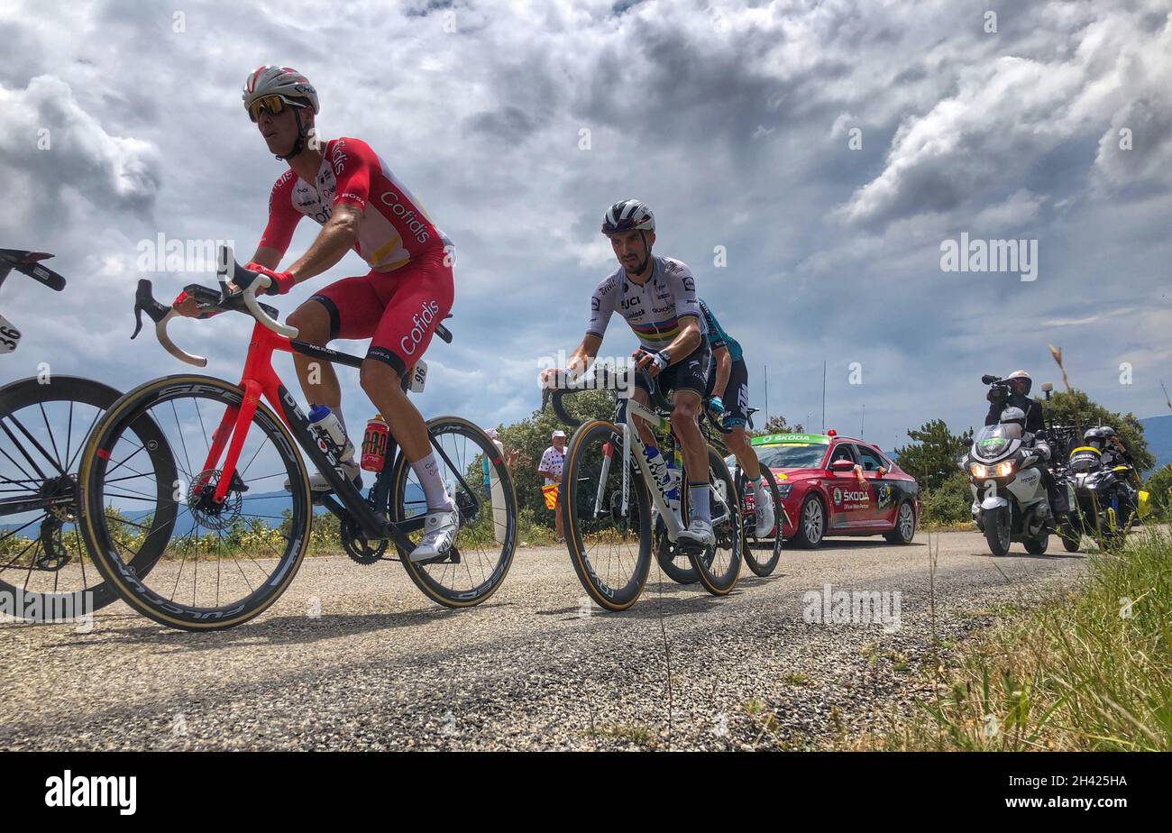 Tappa 11 del Tour de France 2021 Foto Stock