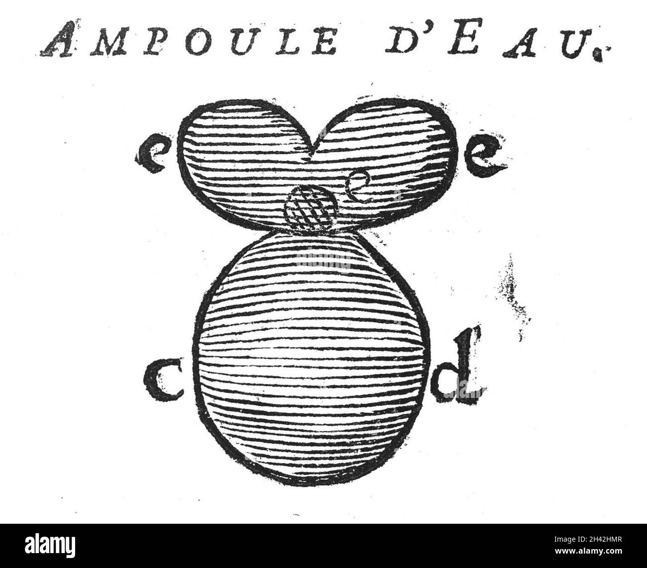 N. Venette 'Generation de l'homme', 1751: Taglio del legno Foto Stock