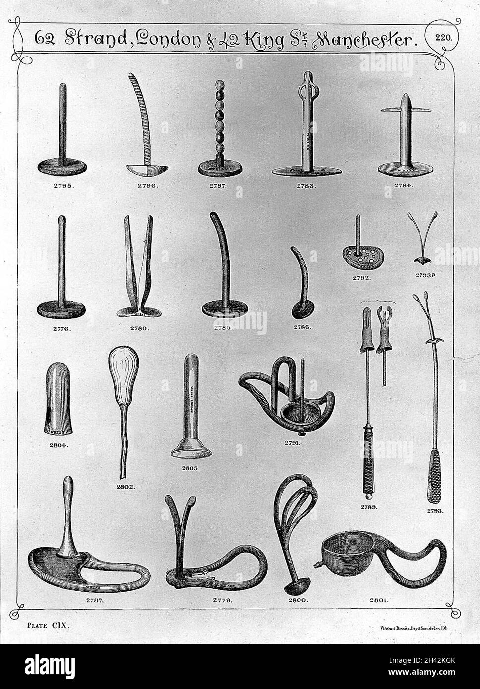 Pessari dello stelo intrauterino. Foto Stock