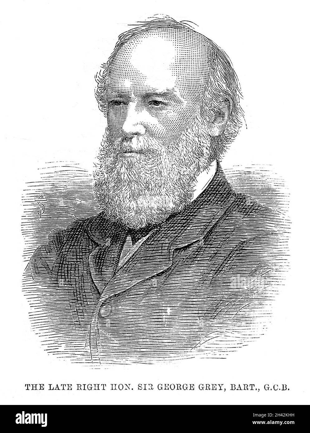 Ritratto di Sir George Gray Foto Stock