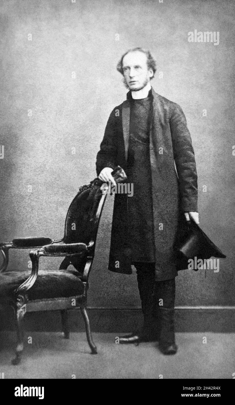 Charles John Ellicott (1819-1905), teologo cristiano inglese, accademico e churchman conosciuto per i suoi commenti sul Vecchio e sul nuovo Testamento della Bibbia, così come altri scritti su Cristo, la Chiesa e la Scrittura. (Foto c1860 o 1850). Foto Stock