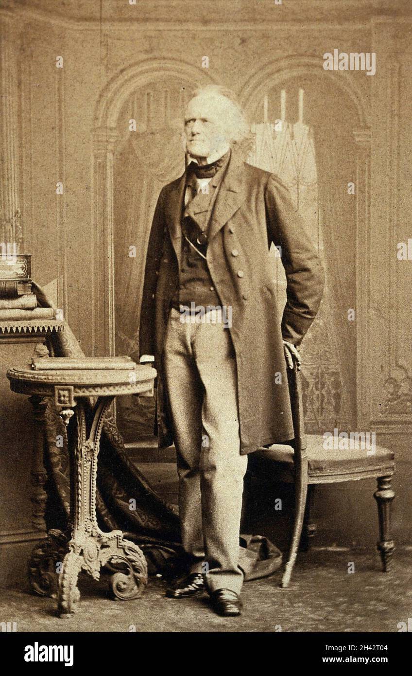 Sir Charles Lyell. Fotografia. Foto Stock