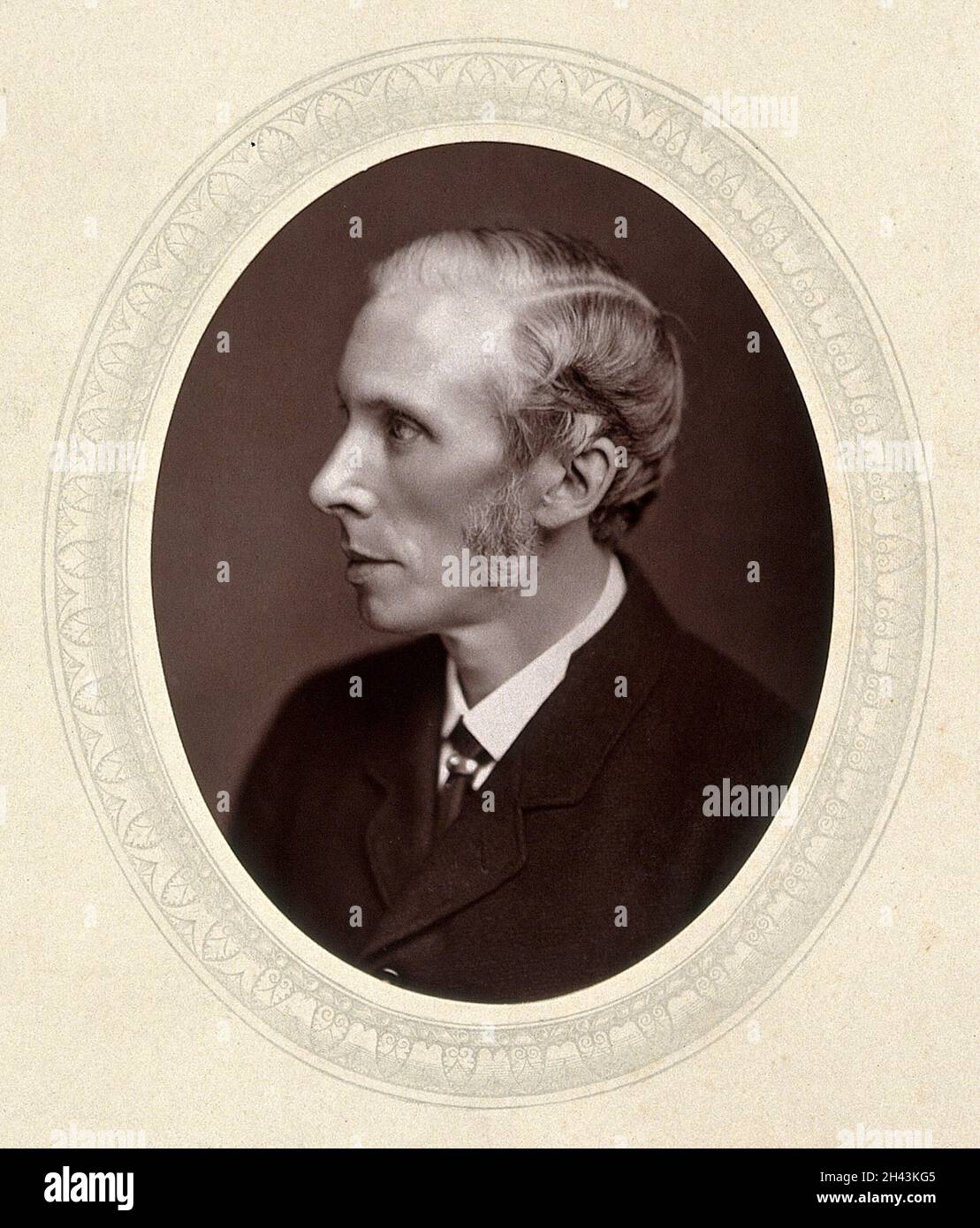 Richard Norman Shaw. Woodburytype di Lock & Whitfield. Foto Stock