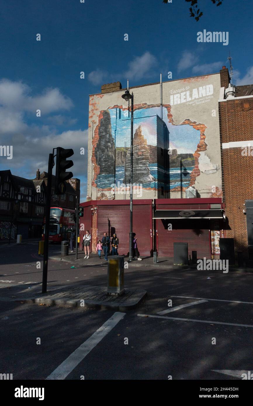 Scene generali a Shoreditch, Londra orientale. Foto Stock