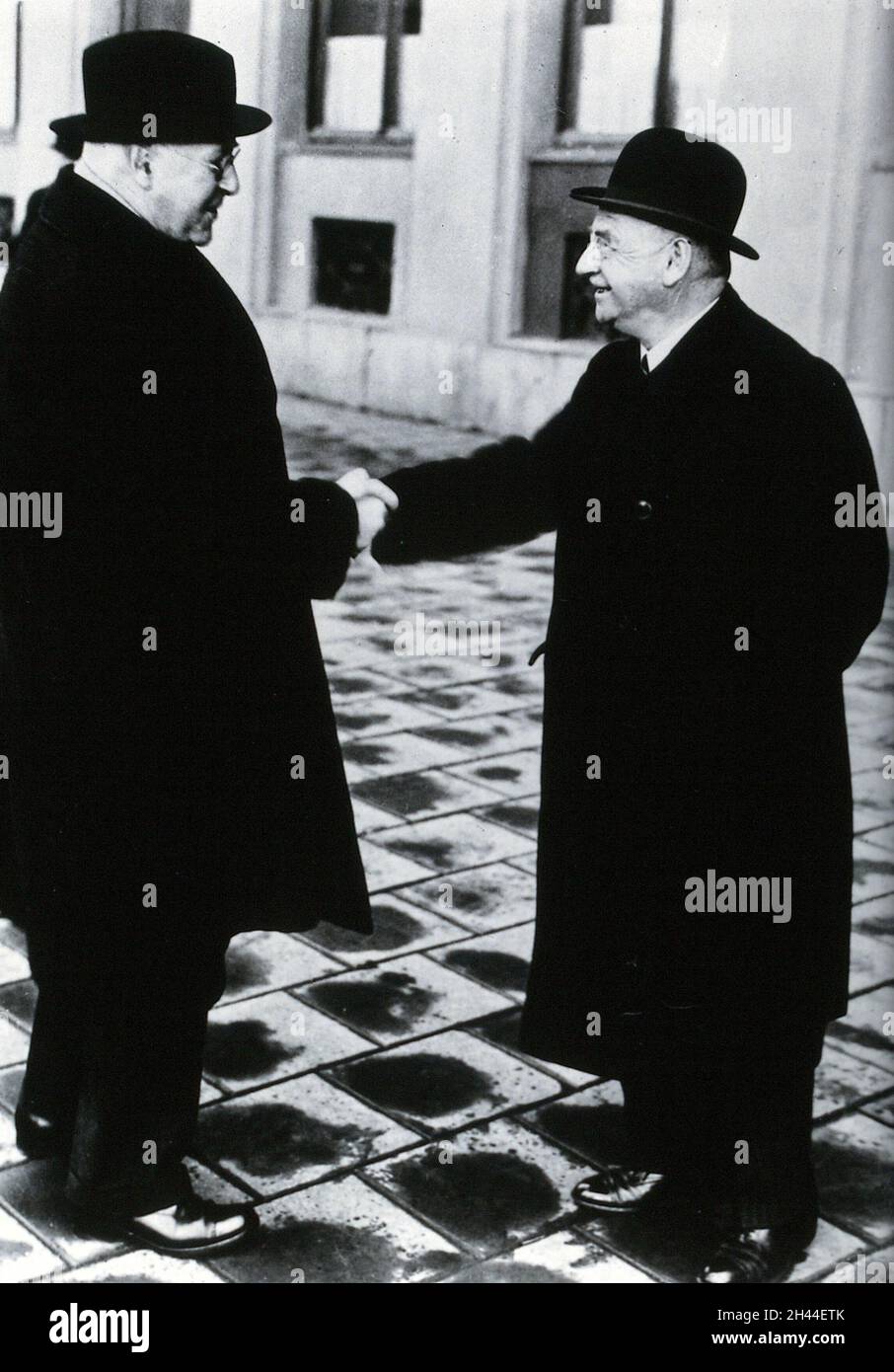 Sir Henry Hallett Dale e otto Loewi. Fotografia. Foto Stock