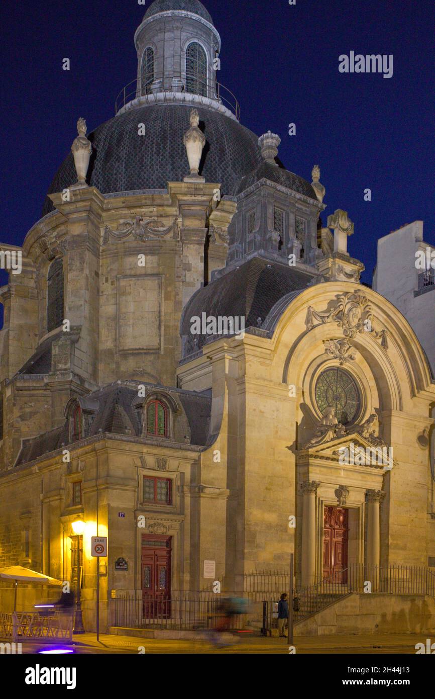 Francia, Parigi, Temple Protestante du Marais, Foto Stock