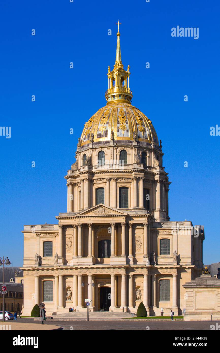 Francia, Parigi, Hôtel des Invalides, Église du Dôme, Foto Stock