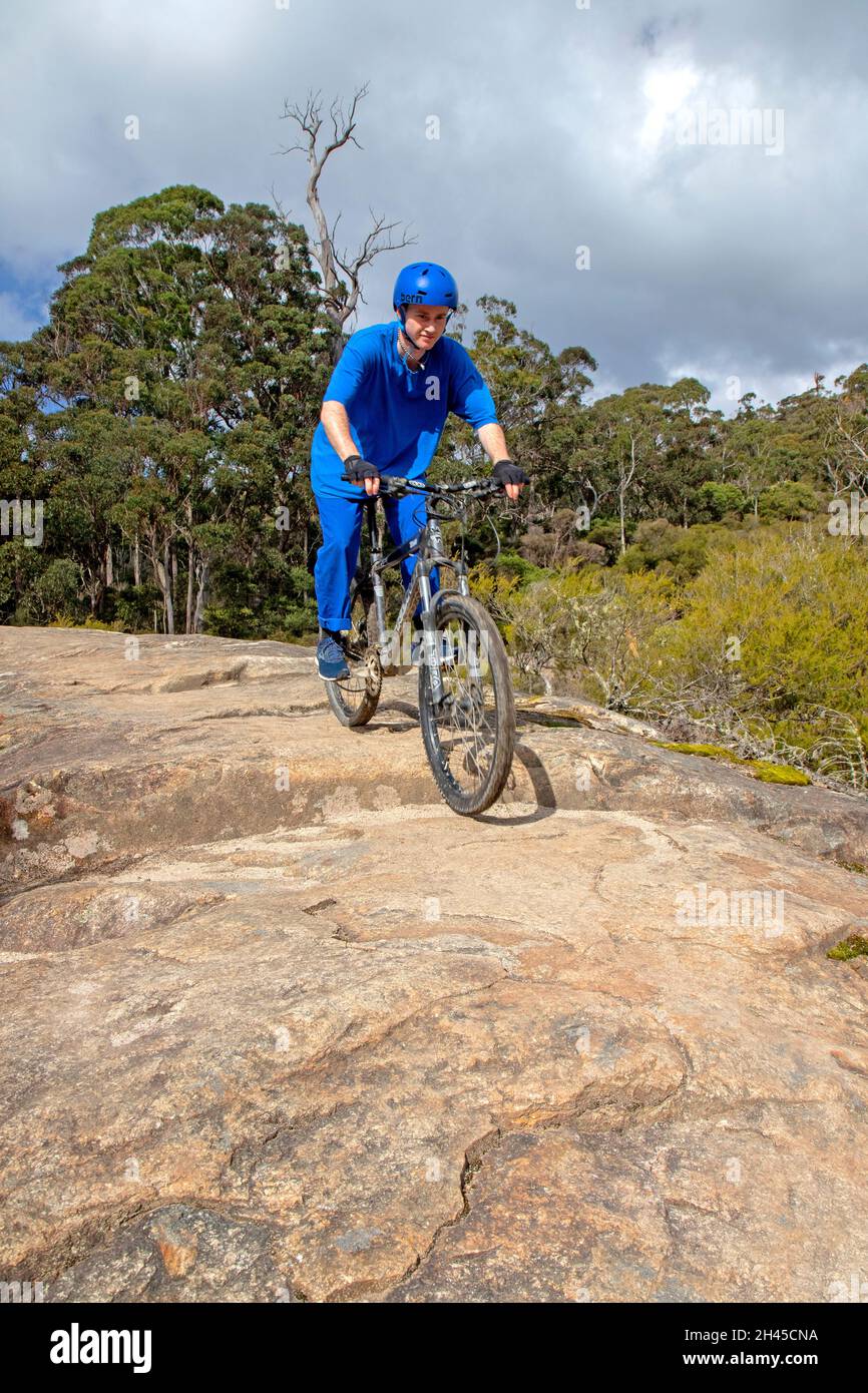 Mountain bike a Derby Foto Stock
