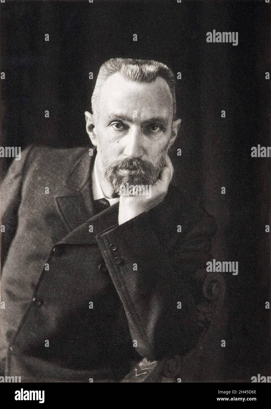 Il chimico e fisico francese Pierre Curie, pioniere nella scoperta delle radiazioni Foto Stock