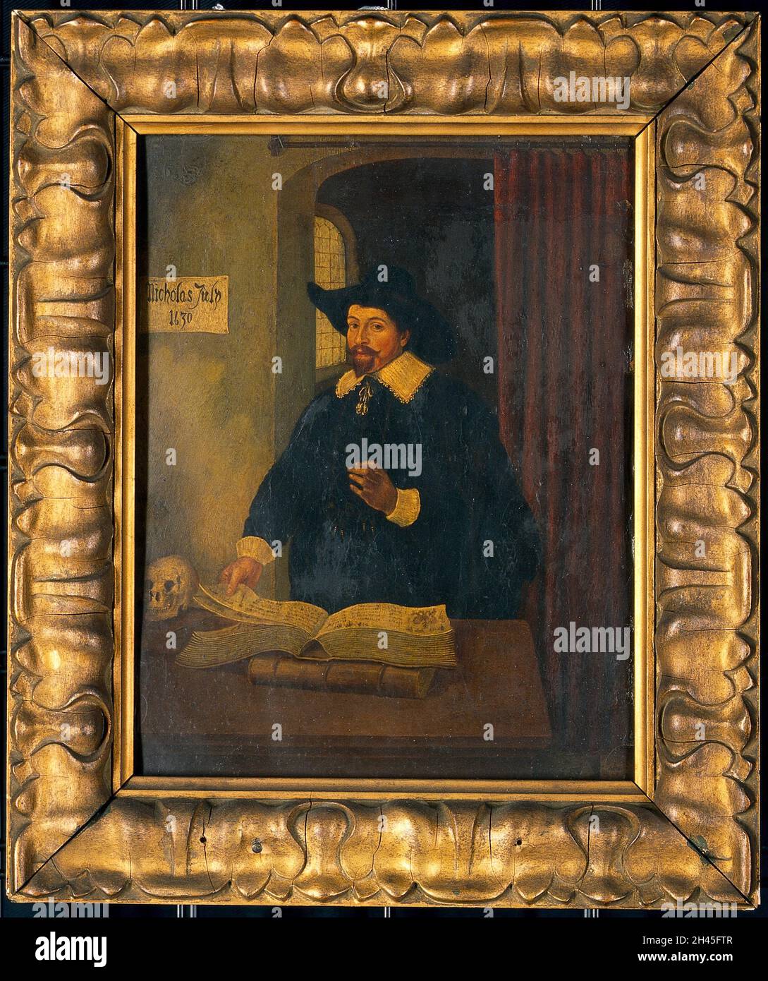 Nicolaes Tulp. Dipinto ad olio dopo Rembrandt van Rijn. Foto Stock