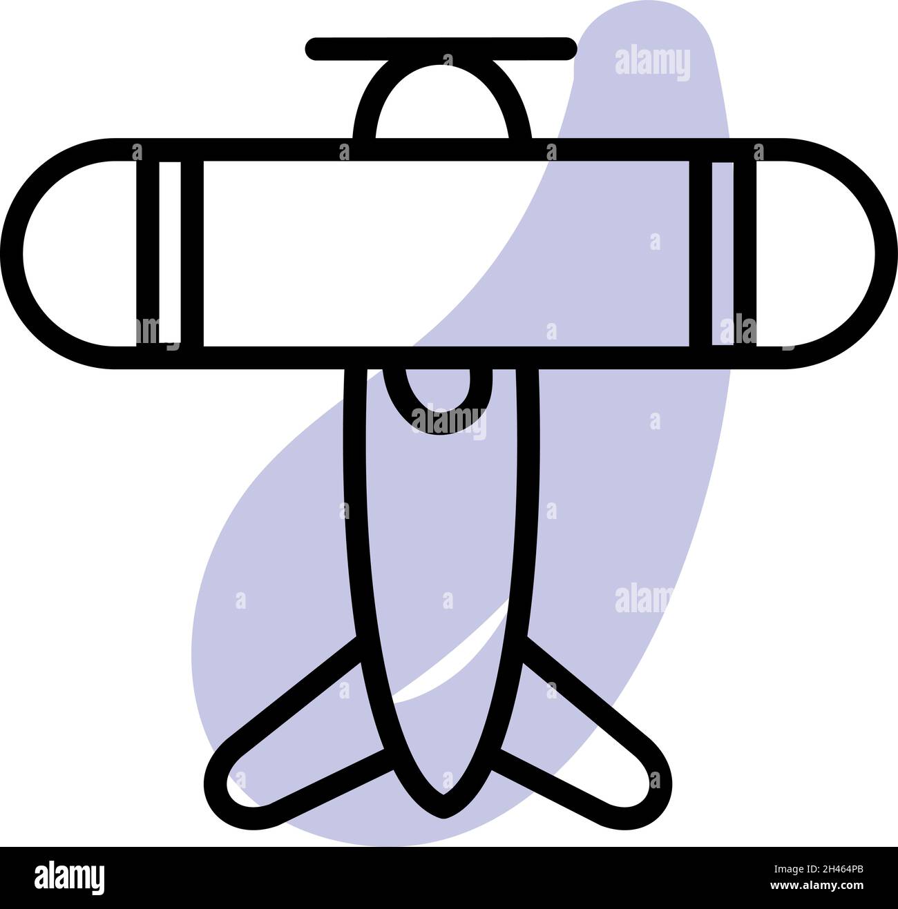 Aereo da combattimento, illustrazione, vettore, su sfondo bianco. Illustrazione Vettoriale