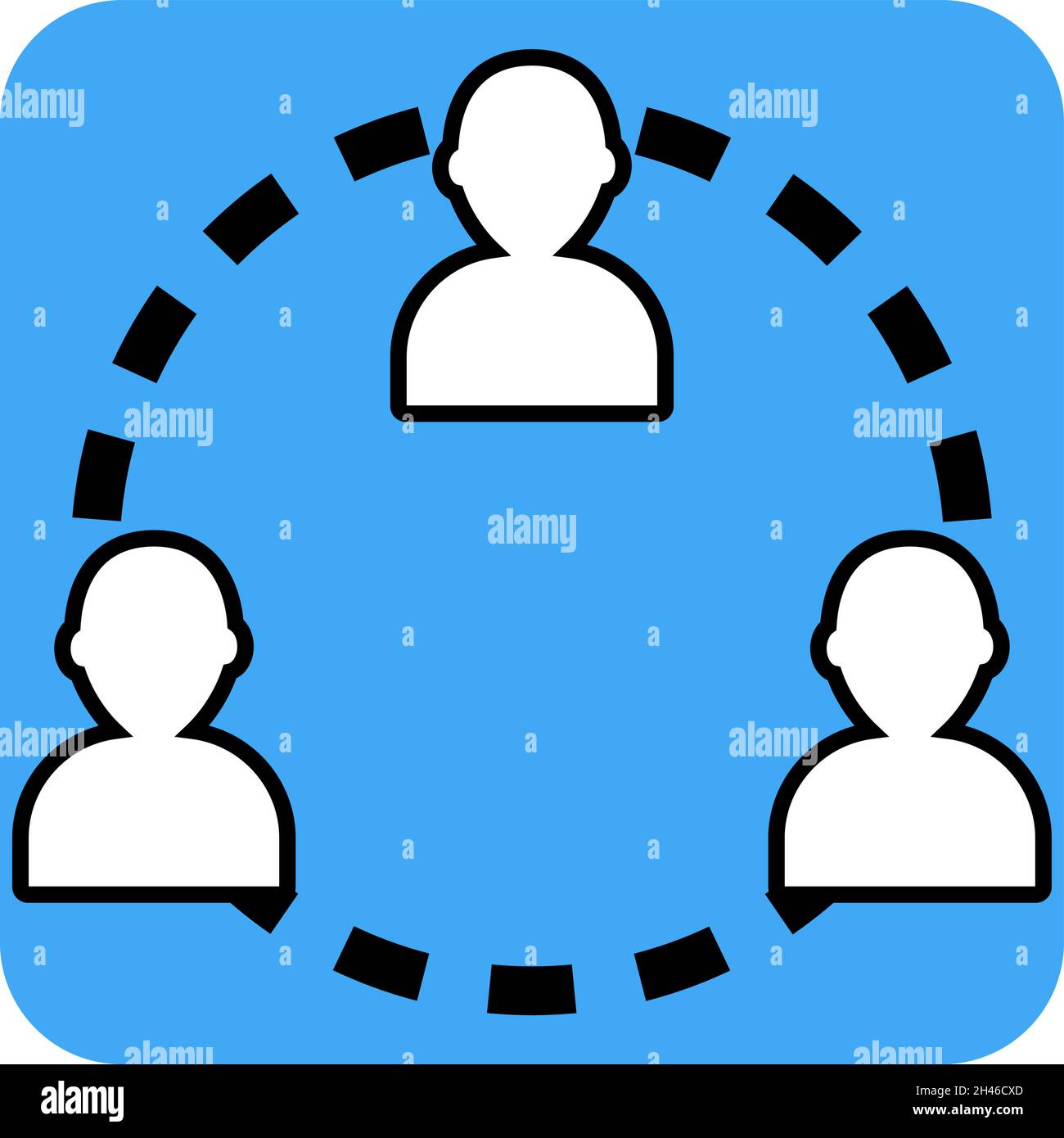 Analisi delle persone, illustrazione, vettore, su sfondo bianco. Illustrazione Vettoriale