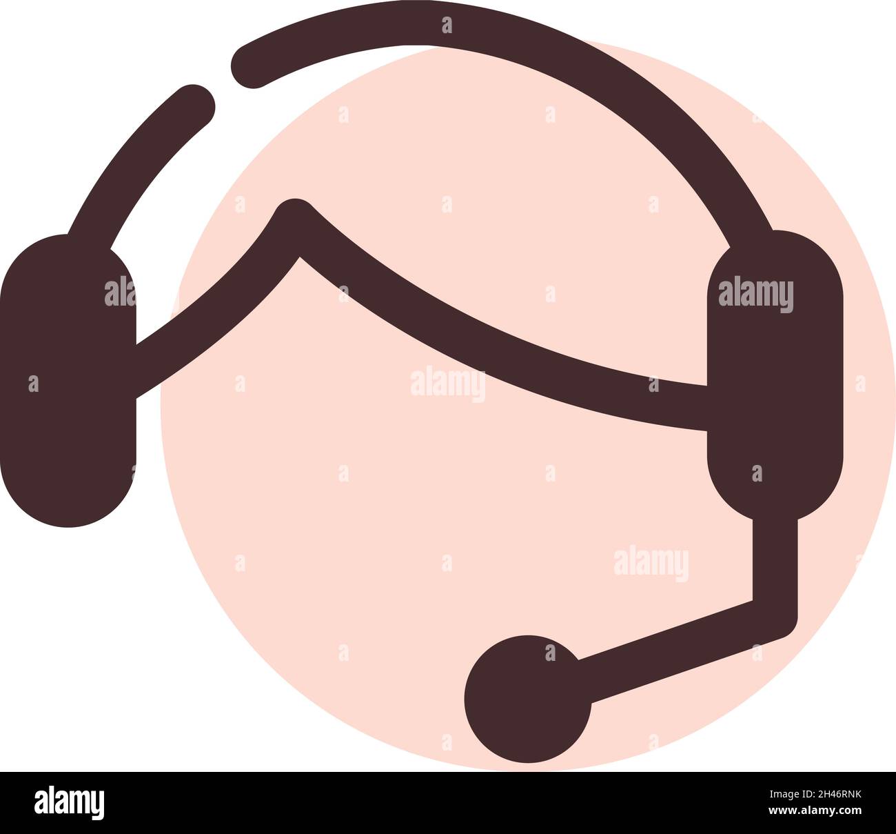 Supporto client, illustrazione, vettore, su sfondo bianco. Illustrazione Vettoriale