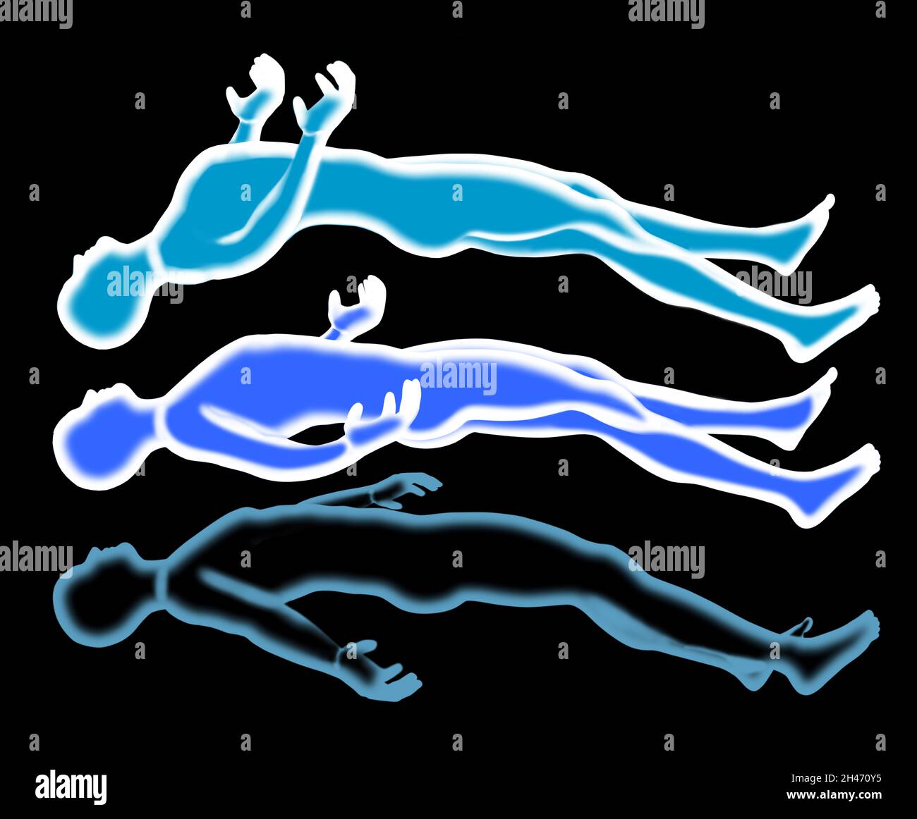 L'anima Lascia Il Corpo Prima Della Morte Vita fisica dopo la morte immagini e fotografie stock ad alta