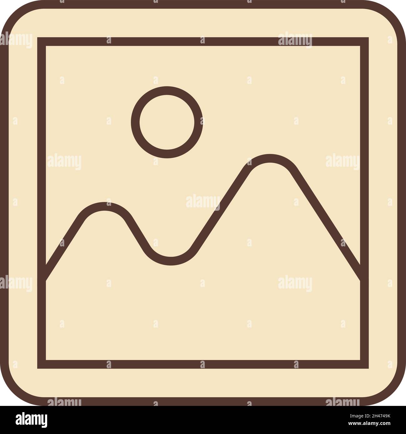 Cornice, illustrazione, vettore, su sfondo bianco. Illustrazione Vettoriale