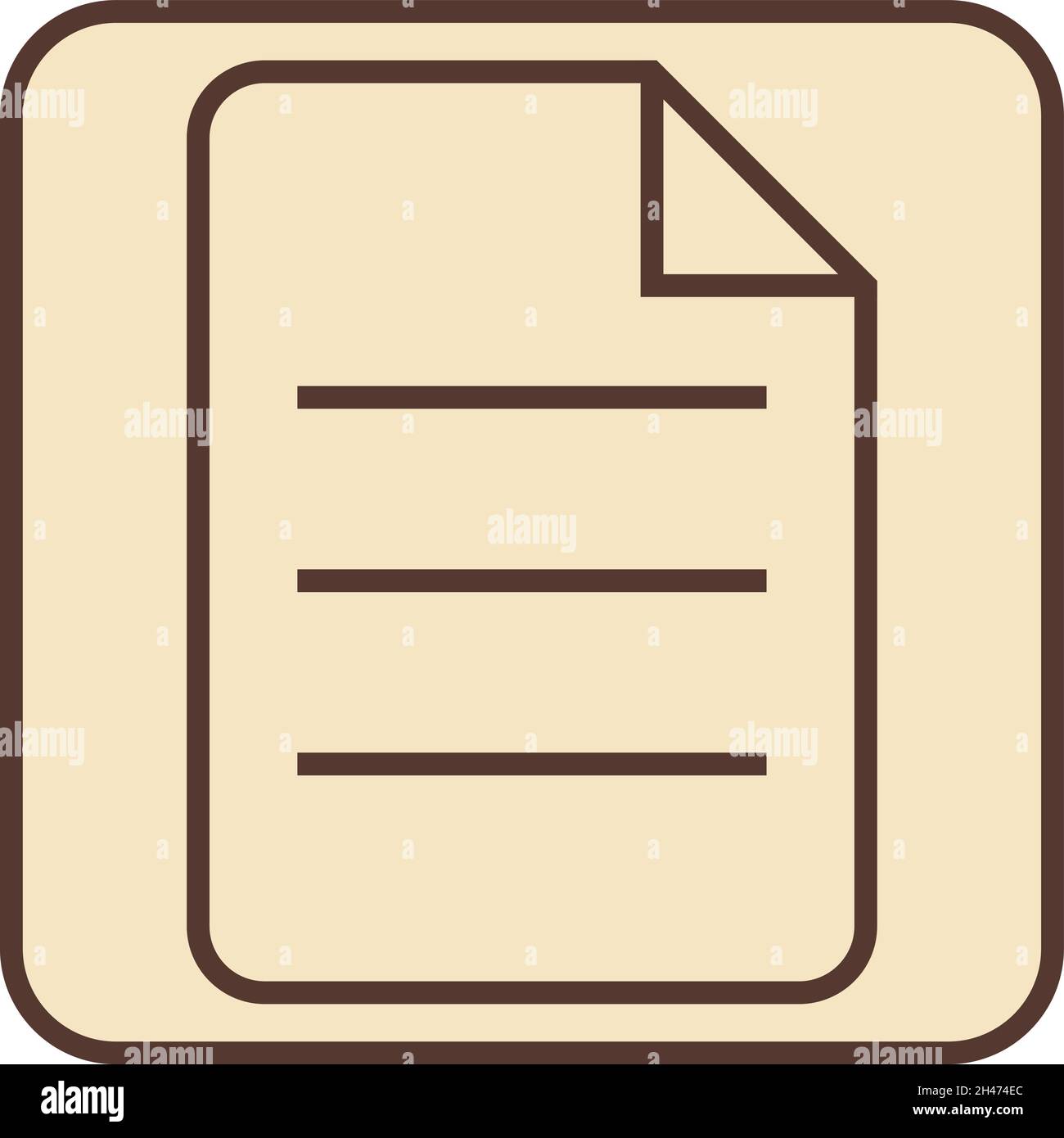 Documento Web, illustrazione, vettore, su sfondo bianco. Illustrazione Vettoriale