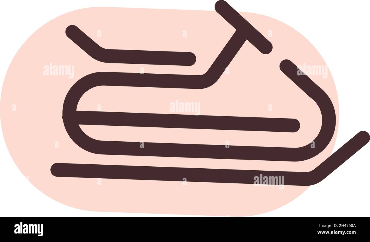 Moto da mare, illustrazione, vettore, su sfondo bianco. Illustrazione Vettoriale