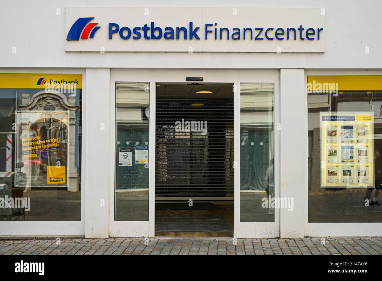 Posta, Postbank, Hameln, Niedersachsen, Germania Foto Stock