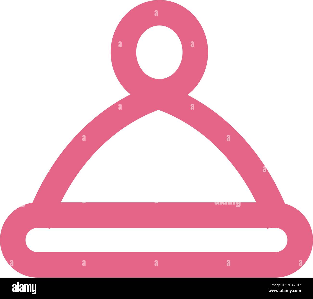Cappello di lana rosa, illustrazione, vettore, su sfondo bianco Immagine e  Vettoriale - Alamy