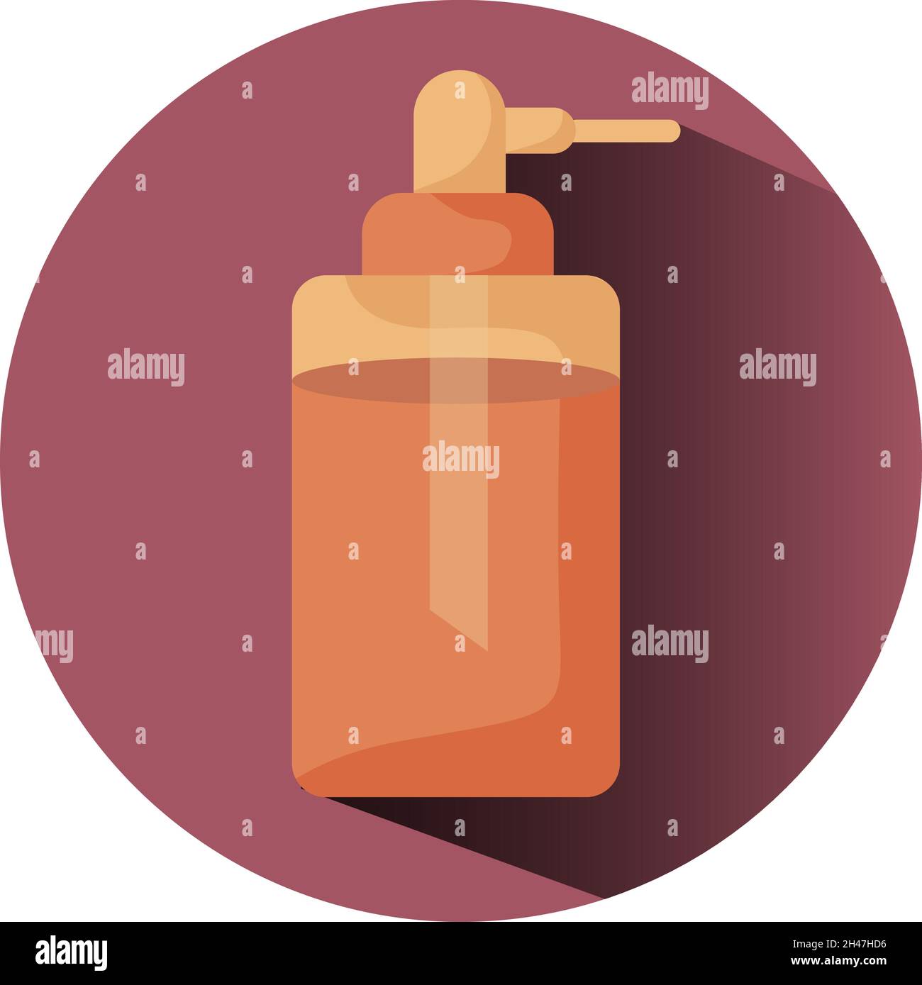 Liquido detergente viso, illustrazione, vettore, su sfondo bianco. Illustrazione Vettoriale