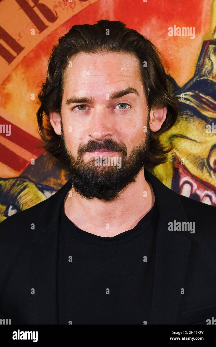 Cineworld Leicester Square, Londra, Regno Unito. 29 ottobre 2021. Will Kemp partecipa alla premiazione britannica dei 'Barbariani' al Frightfest di Halloween. . Foto di Julie Edwards./Alamy Live News Foto Stock