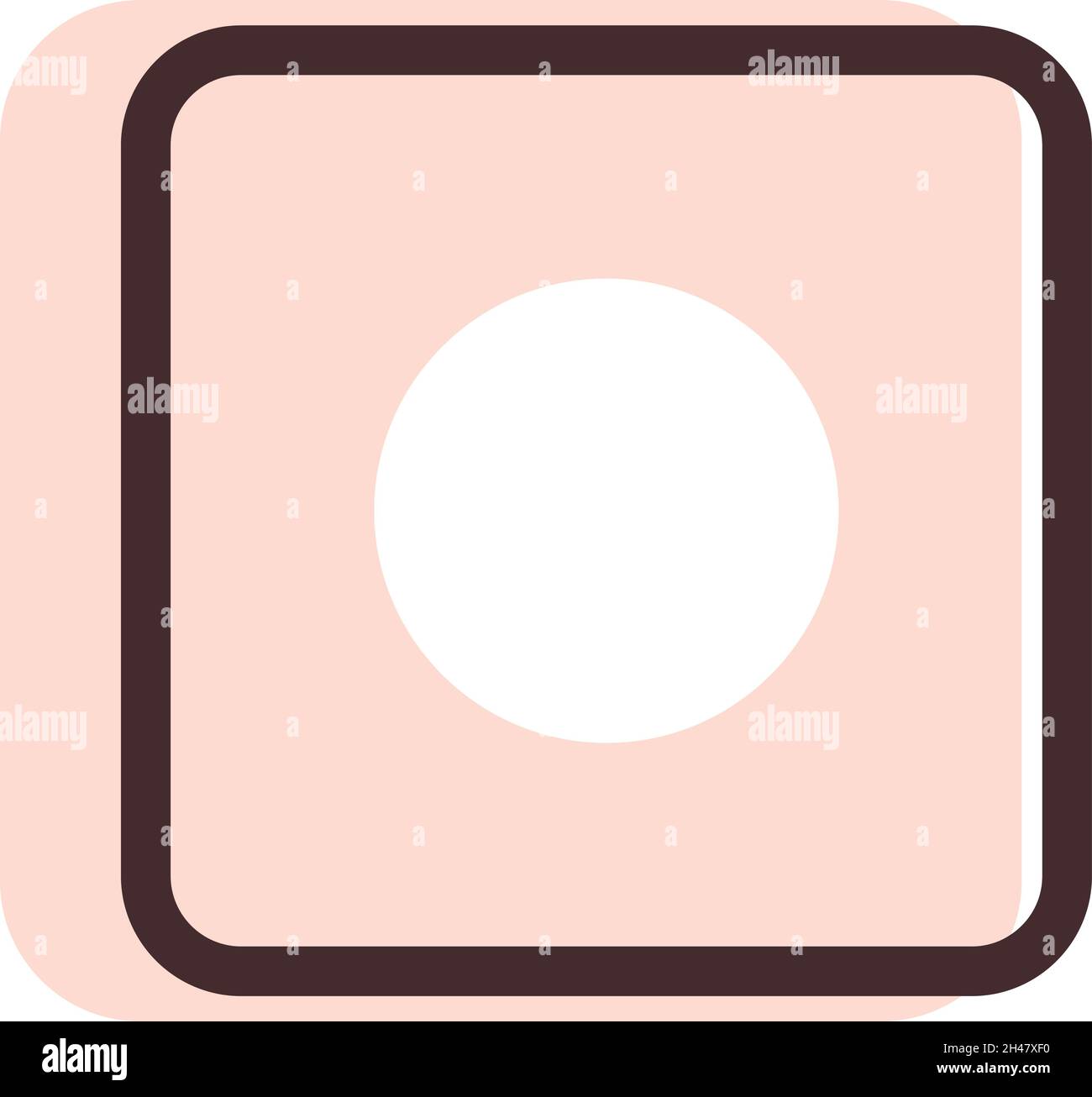 Vignetta fotografica, illustrazione, vettore, su sfondo bianco. Illustrazione Vettoriale