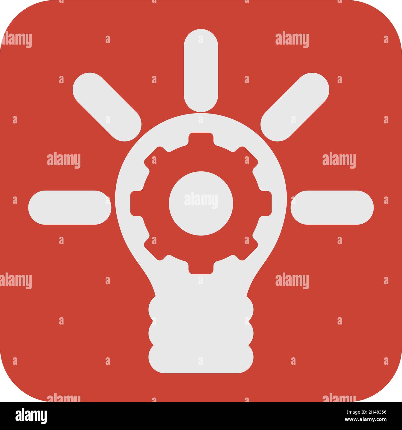 Idea creativa, illustrazione, vettore, su sfondo bianco. Illustrazione Vettoriale