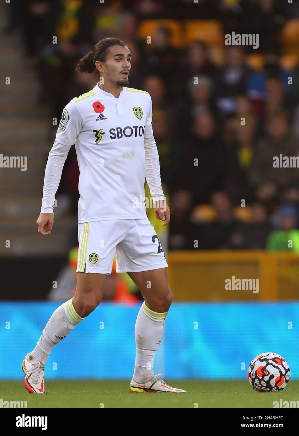 Pascal Struijk di Leeds United - Norwich City contro Leeds United, Premier League, Carrow Road, Norwich, UK - 31 ottobre 2021 solo per uso editoriale - si applicano le restrizioni DataCo Foto Stock