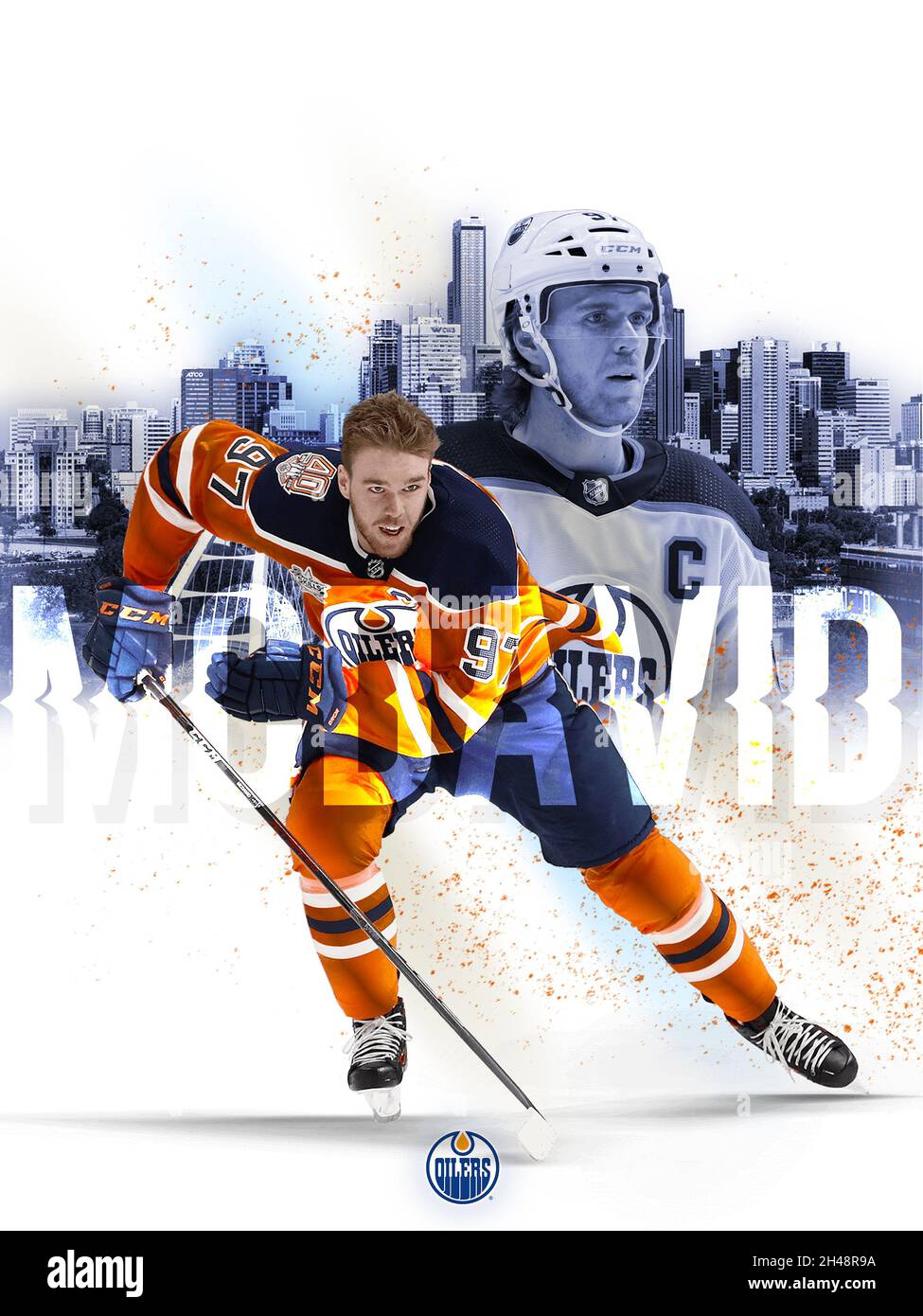 Connor McDavid, Edmonton Oilers Foto Stock
