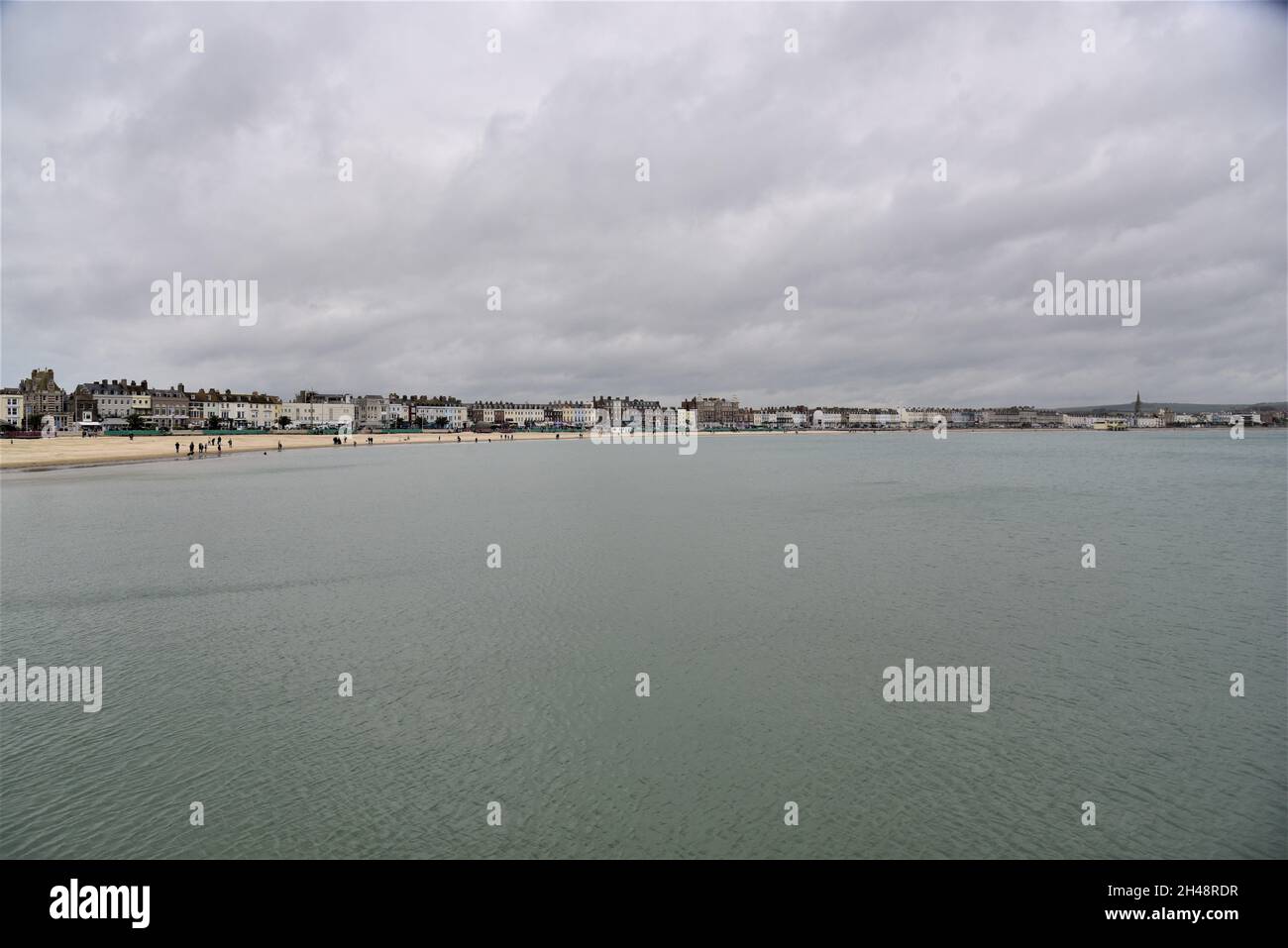 Weymouth una cittadina balneare sulla costa del canale inglese, Inghilterra, il terzo insediamento più grande nel Dorset. Foto scattate nel mese di ottobre 2021 Foto Stock