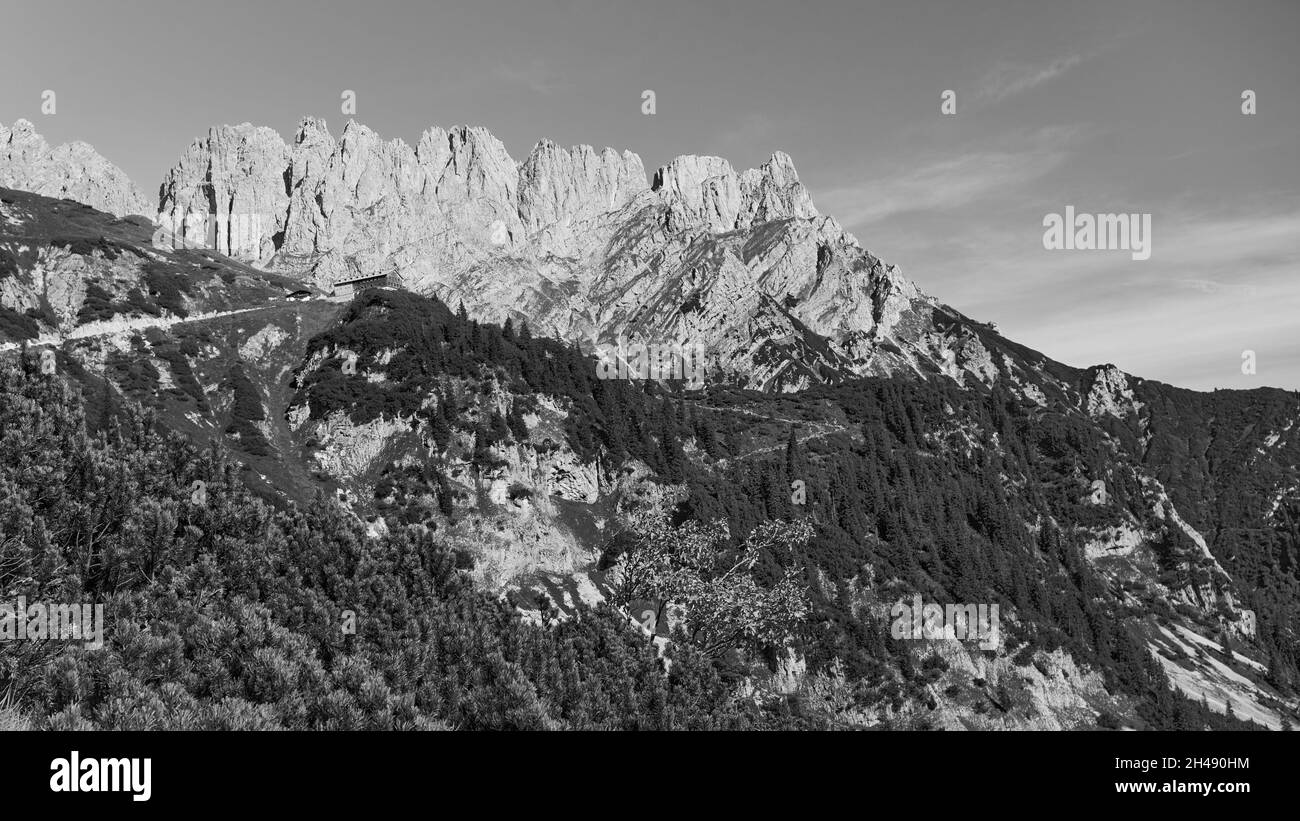 Kaisergebirge, Kufstein Foto Stock