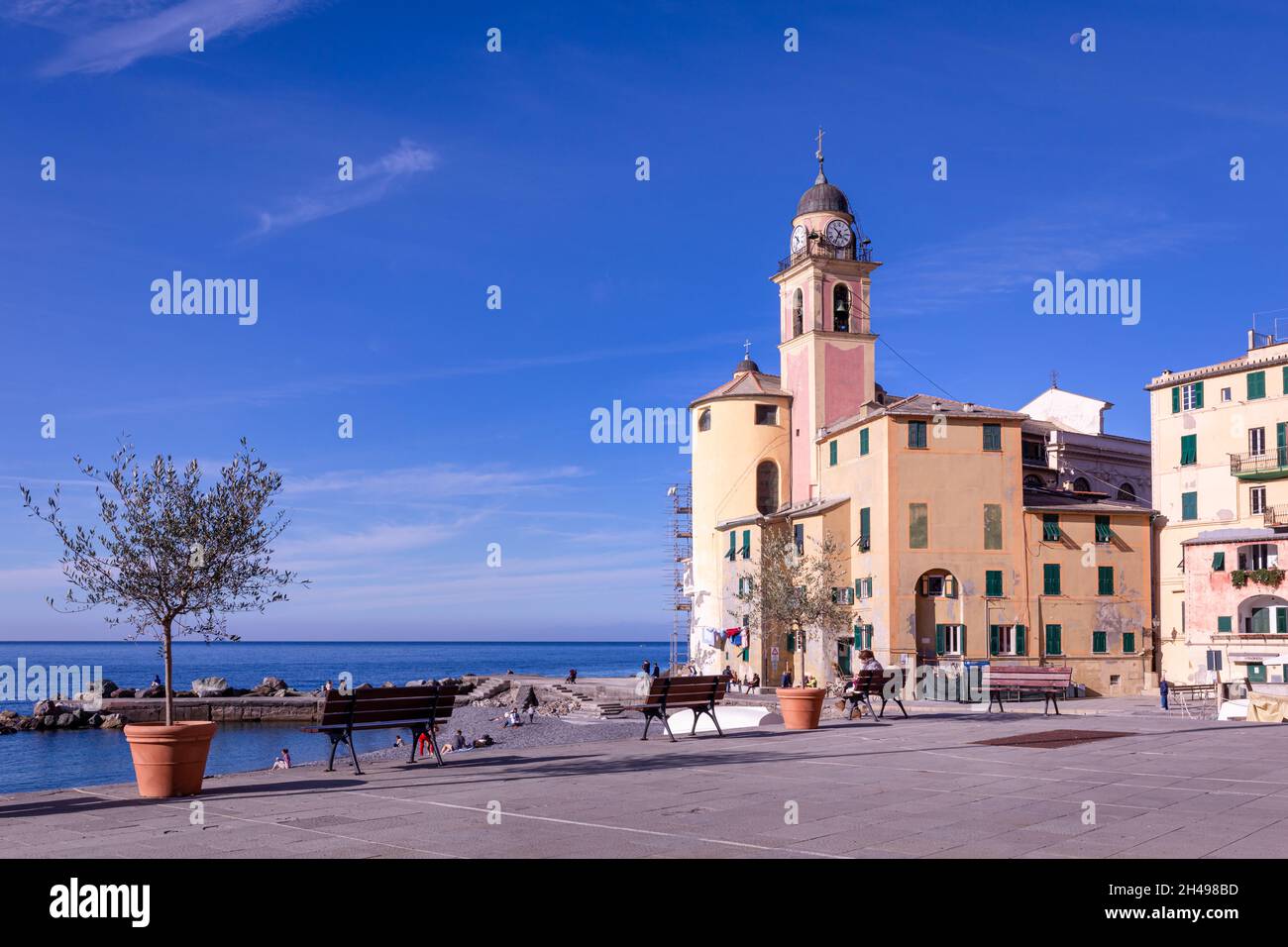 Camogli, Liguria, Italia Foto Stock