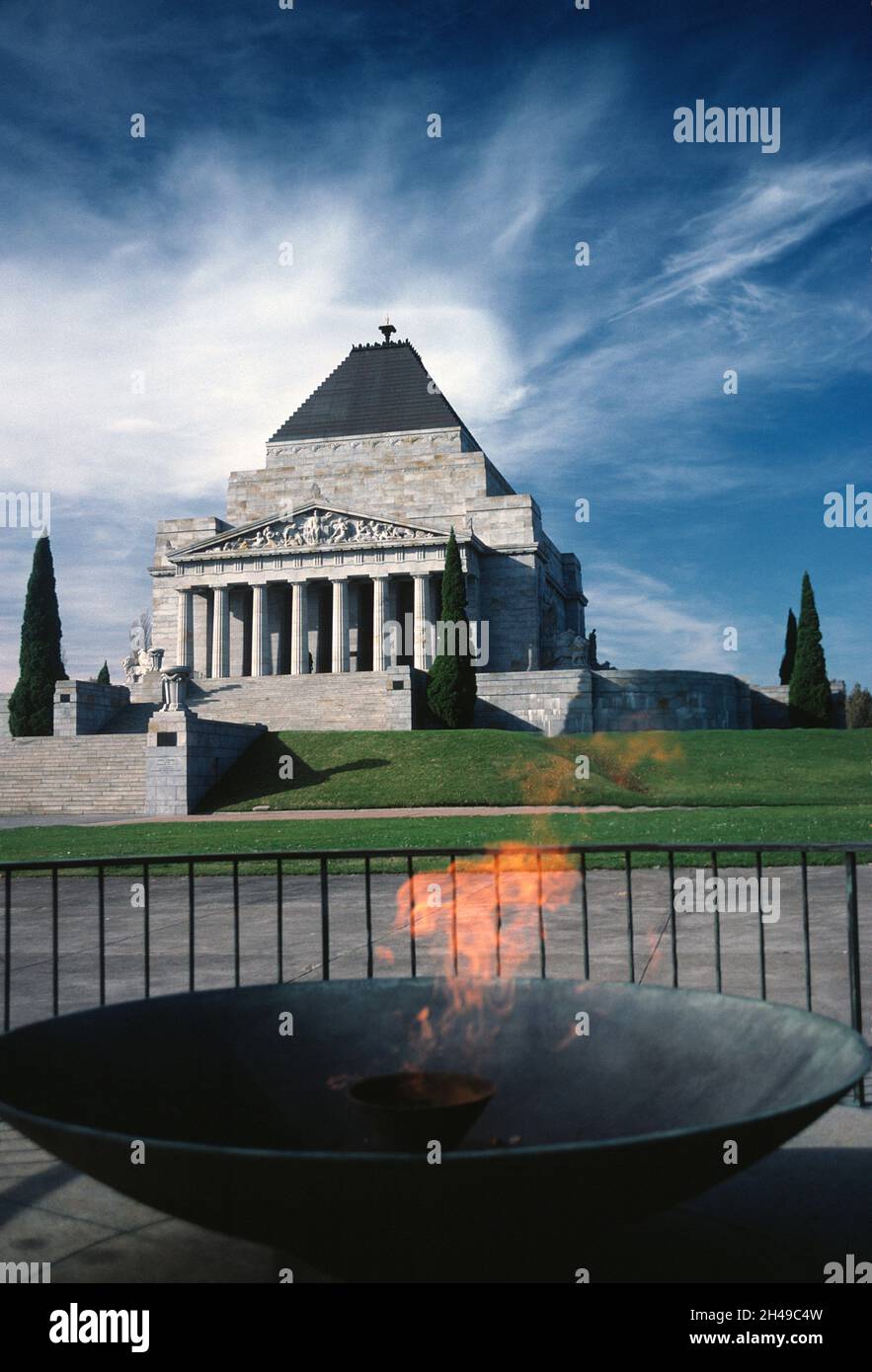 Australia. Melbourne. Monumento ai caduti. Foto Stock