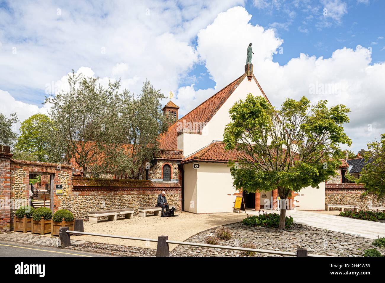 Il Santuario di nostra Signora di Walsingham nel villaggio di Little Walsingham, Norfolk UK. Foto Stock