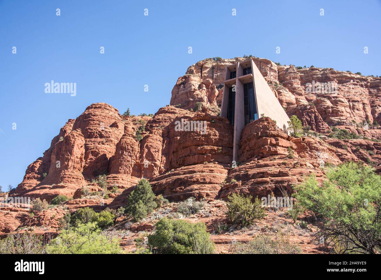 Cappella della Santa Croce, Sedona, Arizona, U.S.A Foto Stock