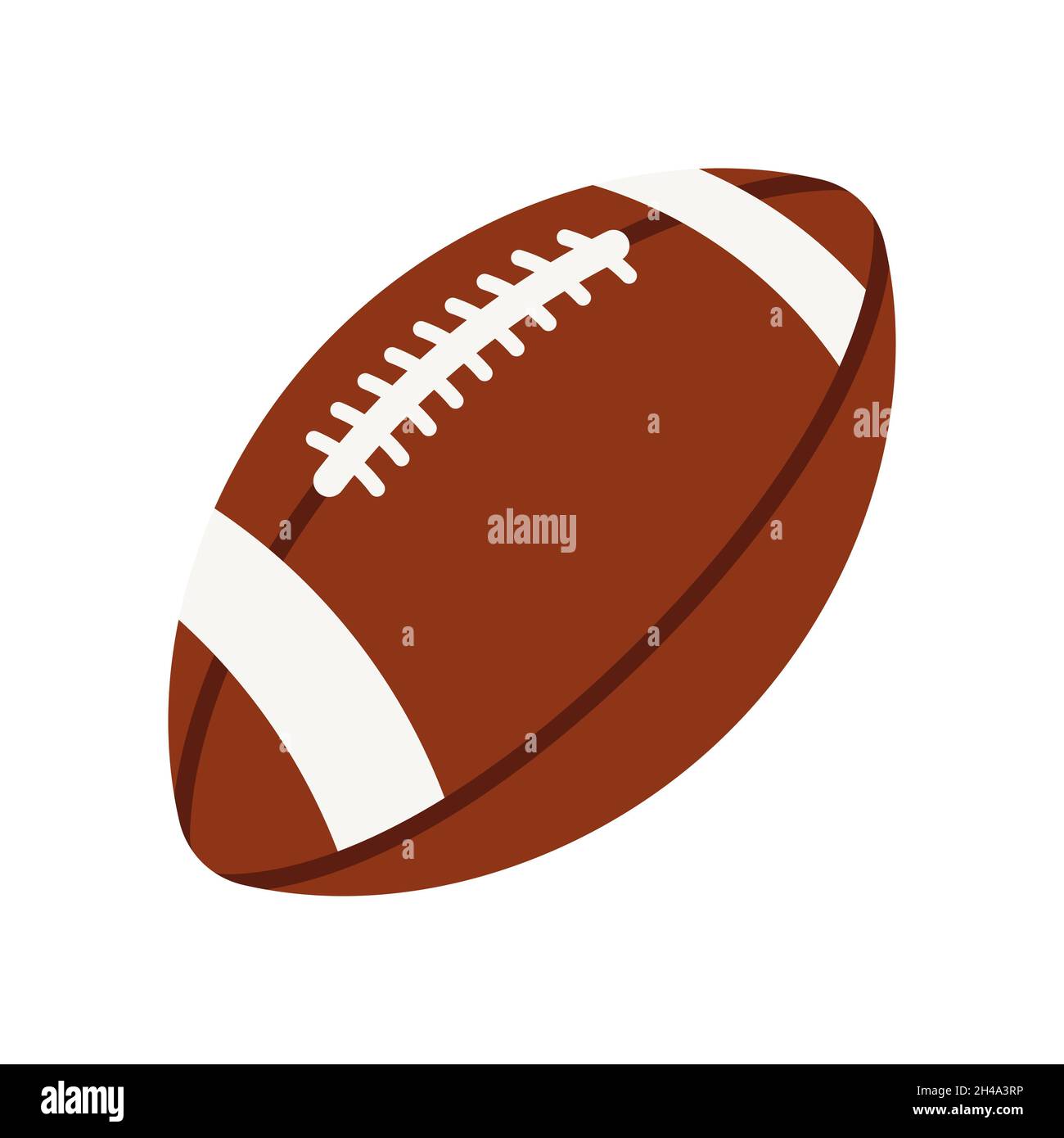 Icona della palla di rugby. Illustrazione dell'attrezzatura sportiva. Per  la formazione e la progettazione della concorrenza Immagine e Vettoriale -  Alamy