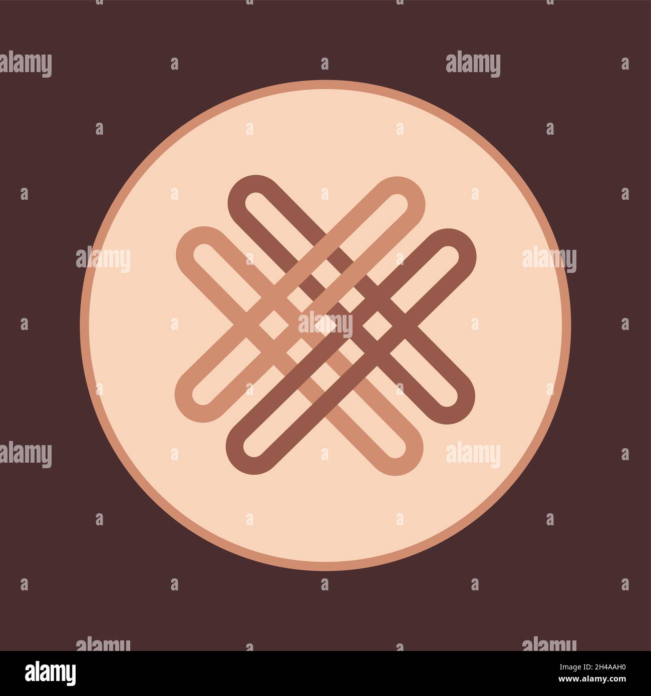 Illustrazione del concetto del vettore del logo Illustrazione Vettoriale