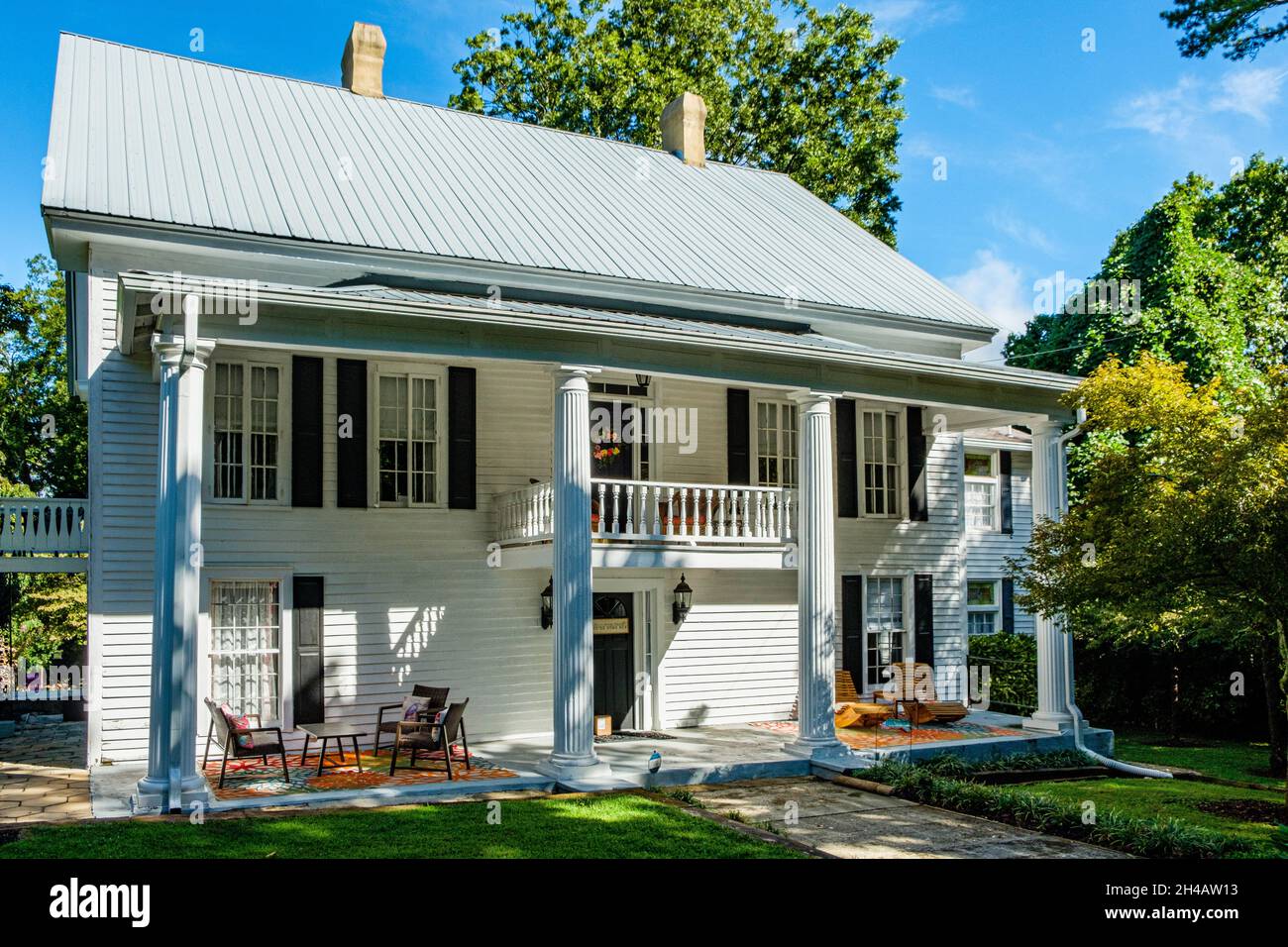 Lawton Place Manor House of Ty Cobb, 7th Street, Mount Airy, Georgia Foto Stock