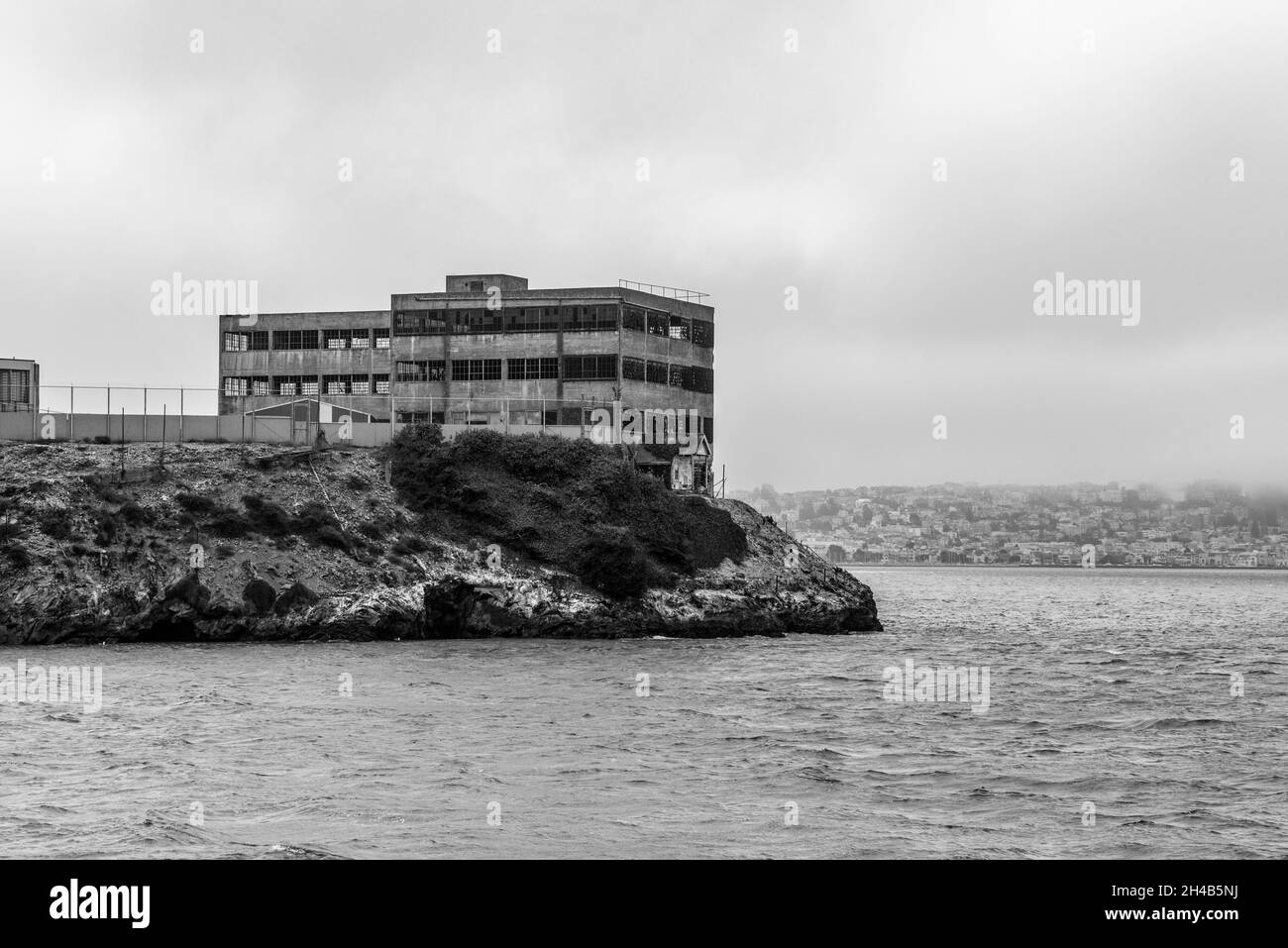 Famosa prigione di Alcatraz a San Francisco, USA Foto Stock