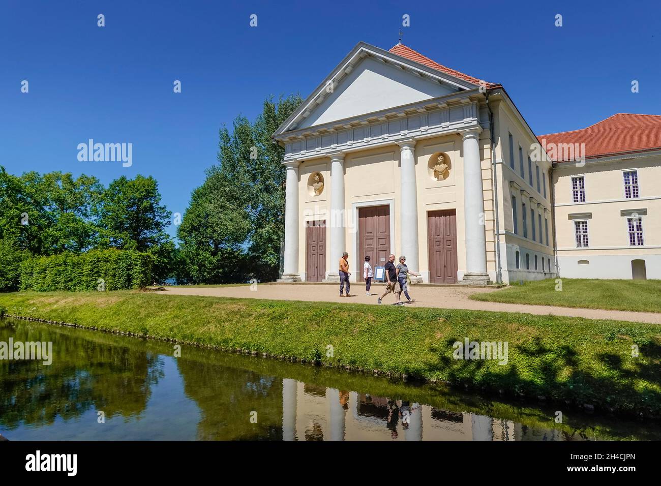 Kammeroper, Musikakademie, Kavalierhaus, Schloß, Rheinsberg, Landkreis Ostprimitz-Ruppin, Brandeburgo, Germania Foto Stock