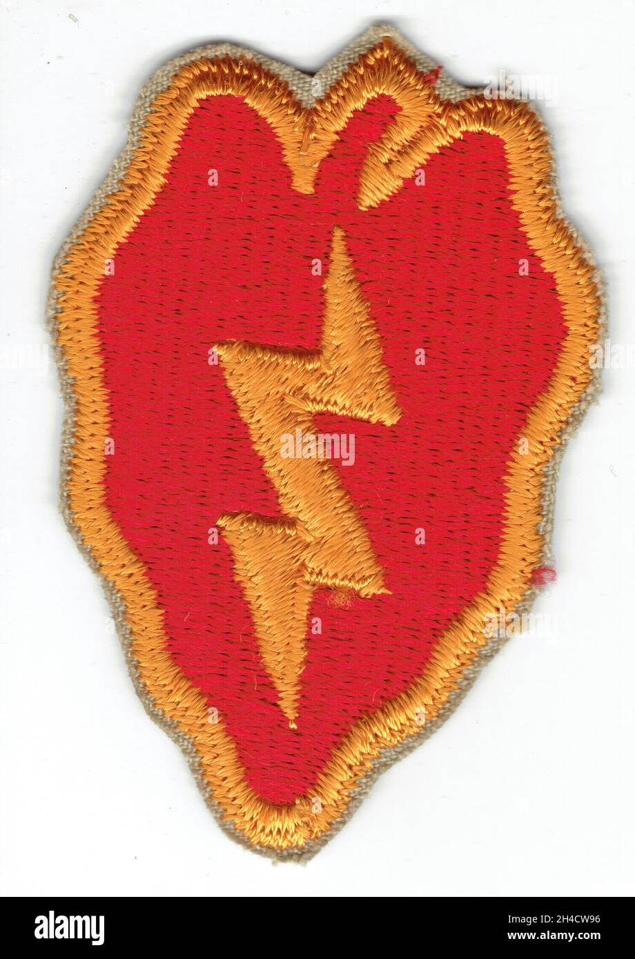 Patch WW2 de la 25th divisione fanteria Foto Stock