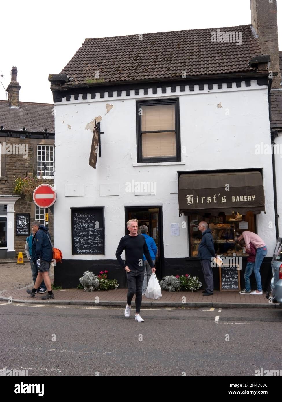 Hirst's Bakery Shop Knaresborough Yorkshire Foto Stock