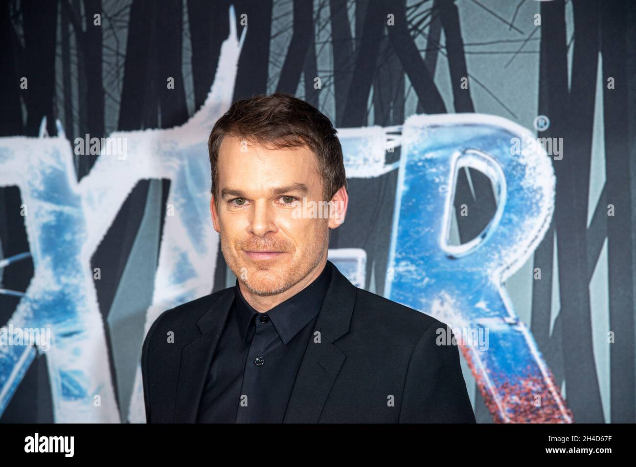 New York, Stati Uniti. 01 Novembre 2021. Michael C. Hall partecipa alla prima mondiale della serie 'Dexter: New Blood' ad Alice Tully Hall, Lincoln Center a New York City. (Foto di Ron Adar/SOPA Images/Sipa USA) Credit: Sipa USA/Alamy Live News Foto Stock